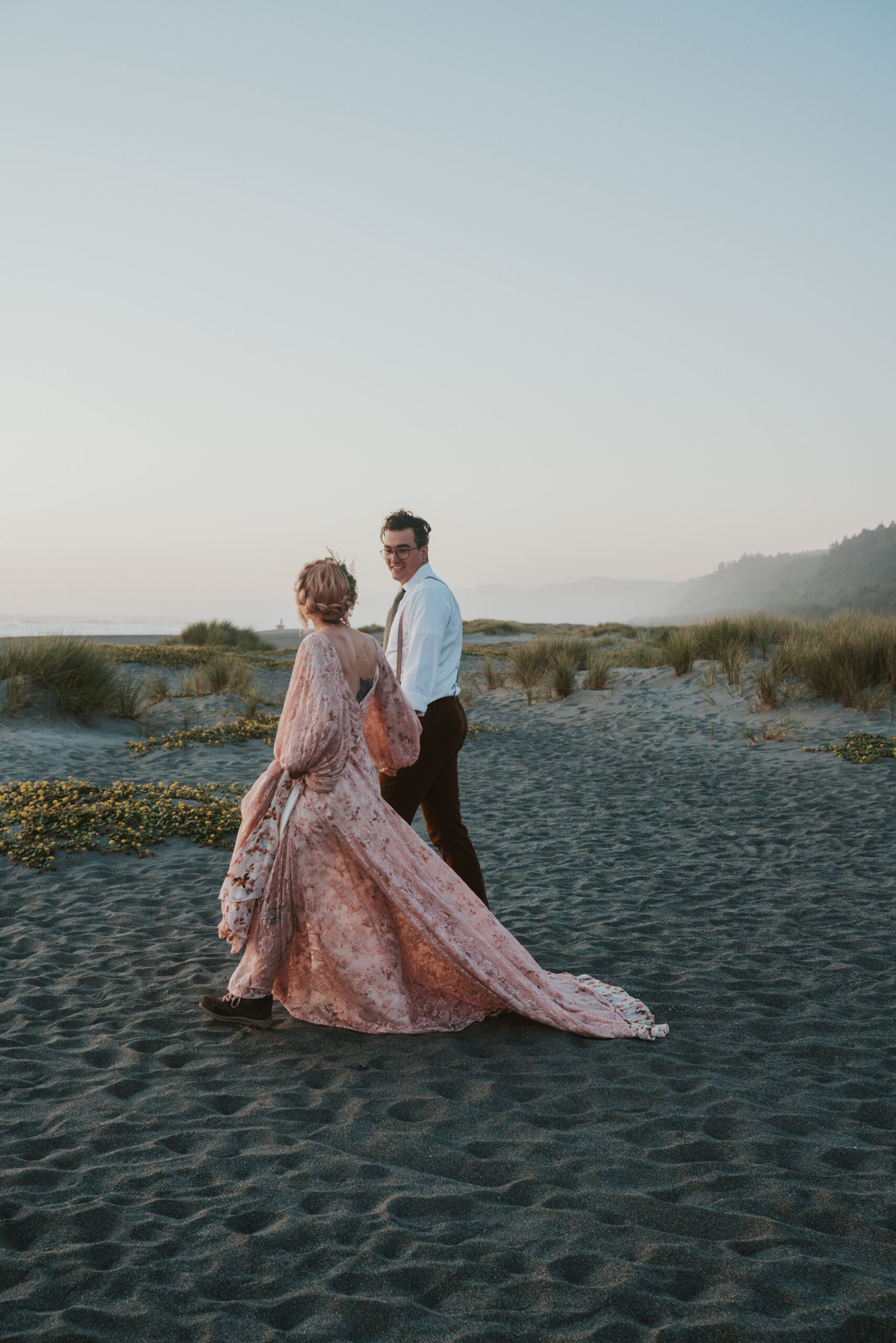 california beach elopement photography